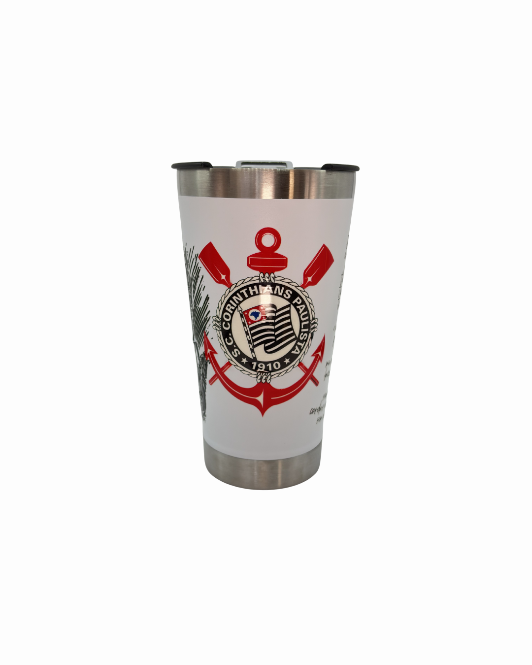 Copo Térmico Alvinegro 600ml