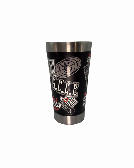 Copo Térmico Alvinegro 600ml