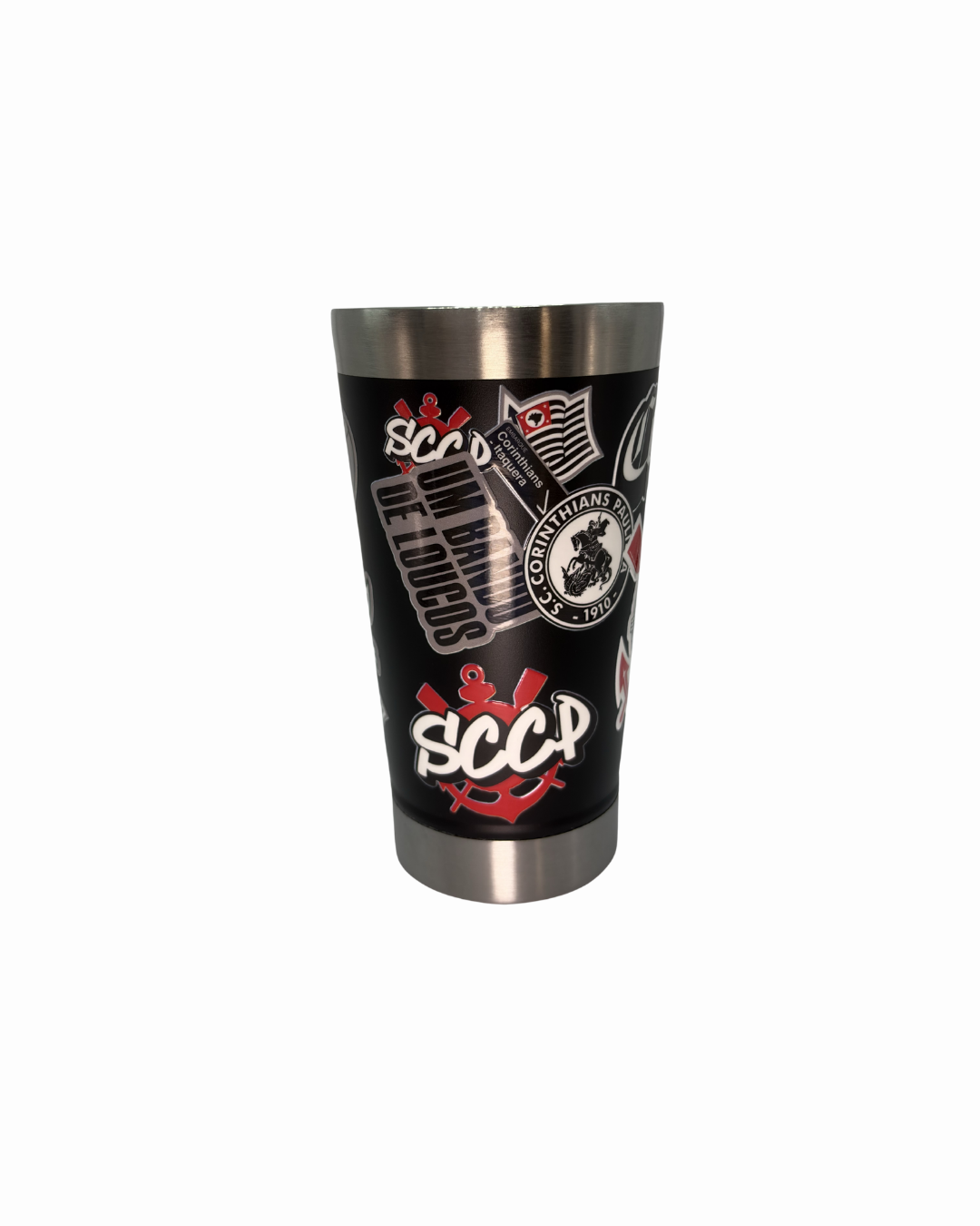 Copo Térmico Alvinegro 600ml