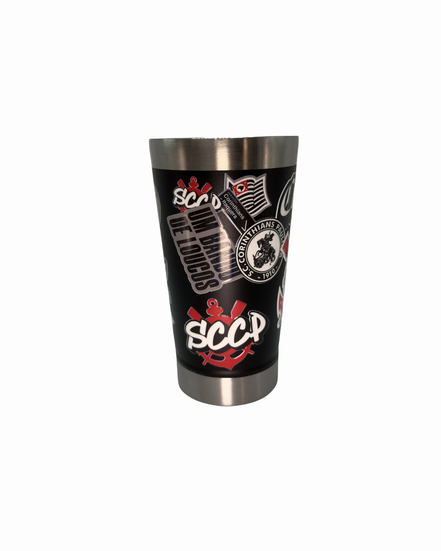 Copo Térmico Alvinegro 600ml