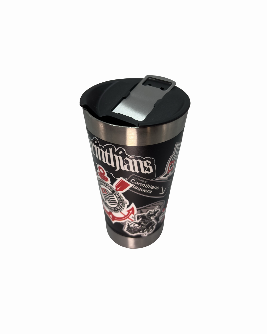 Copo Térmico Alvinegro 600ml