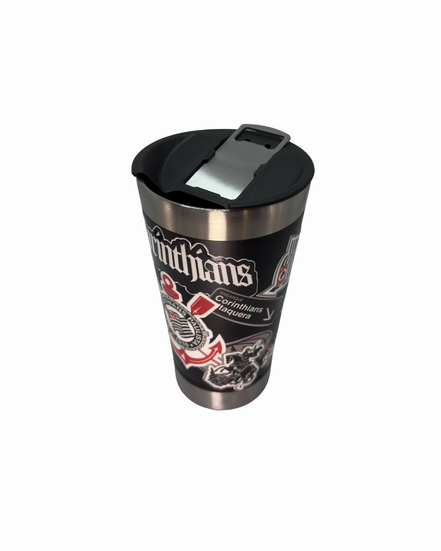 Copo Térmico Alvinegro 600ml