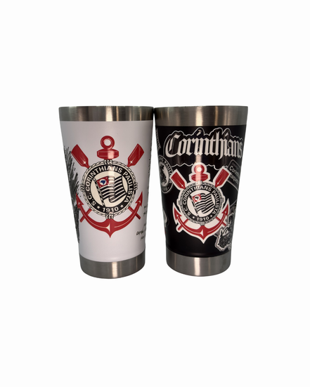 Copo Térmico Alvinegro 600ml
