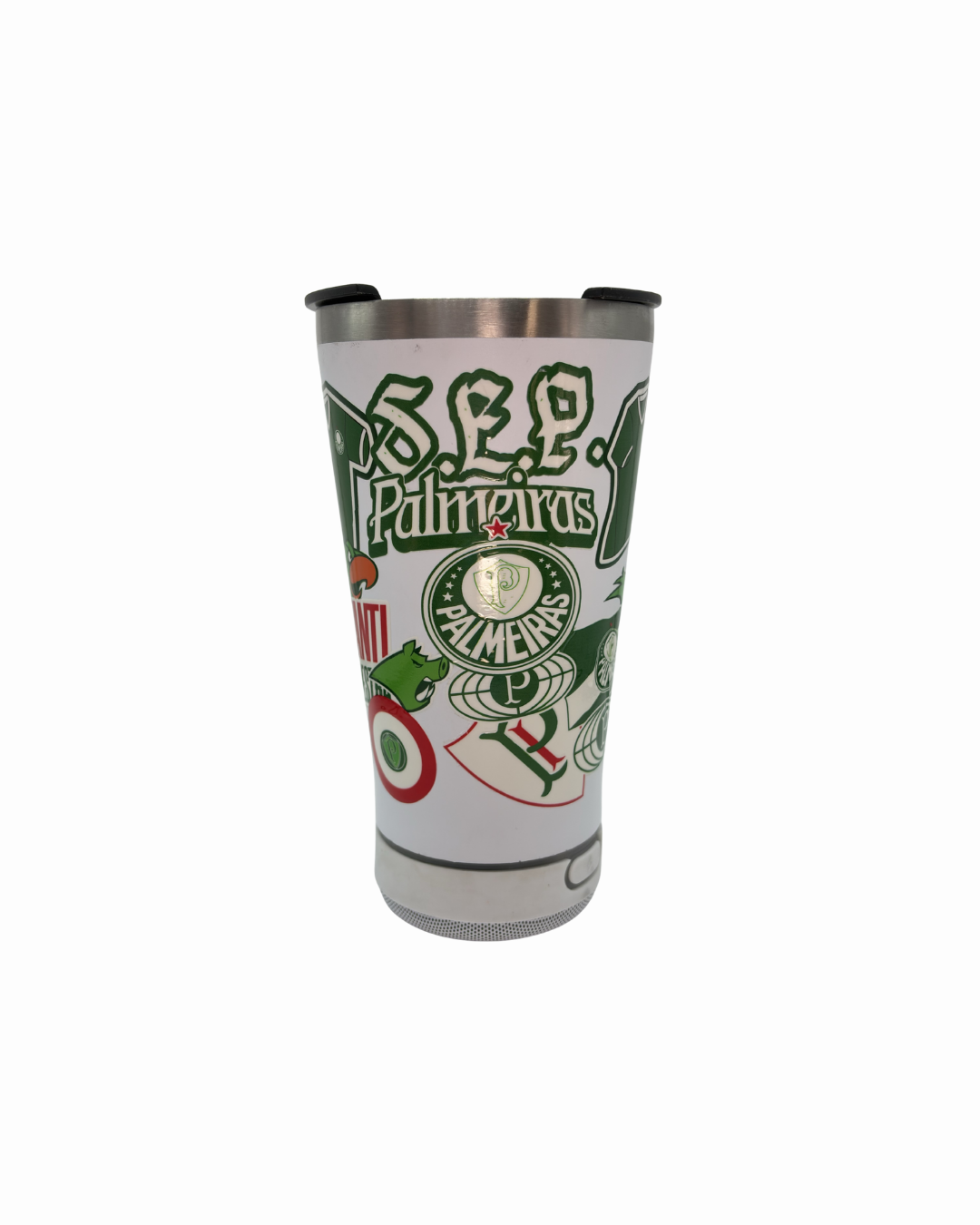 Copo Térmico Alviverde 600ml - Com caixa de som embutida