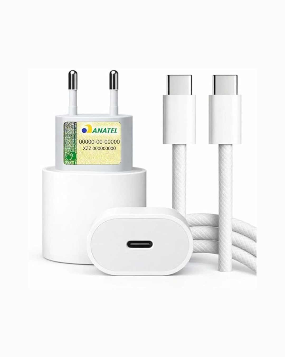 Carregador USB-C 20W para iPhone com Cabo