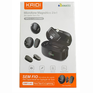 Microfone de Lapela Sem Fio Pro Mic