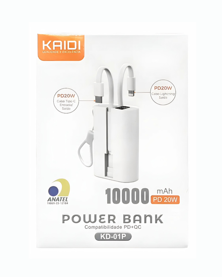 Power Bank KD-01P 10.000mAh 20W